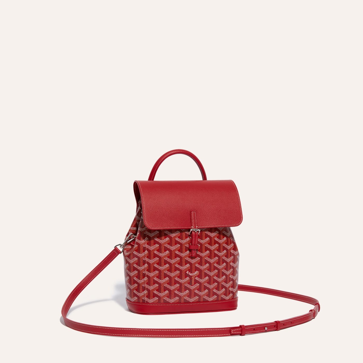 Goyard Alpin Mini Backpack Red - Image 4